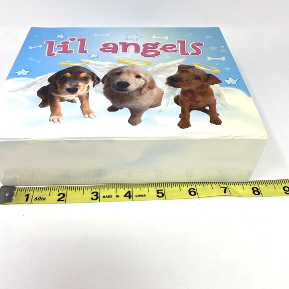 Scholastic Li'l Angels Puppy Dog Stationery Kit Magnetic Closure Box Preowned - Picture 10 of 12